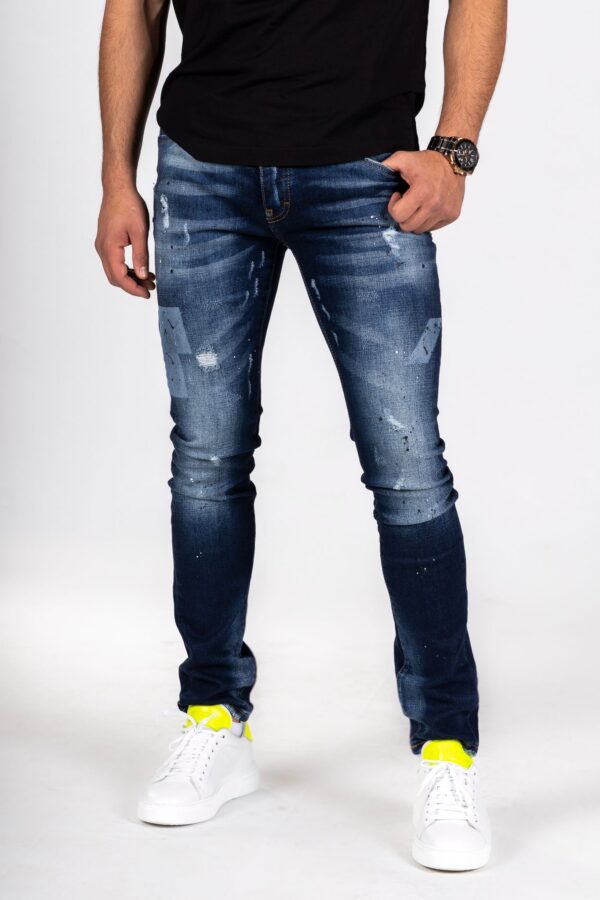 X25 - Dark Blue Slim Fit Jeans