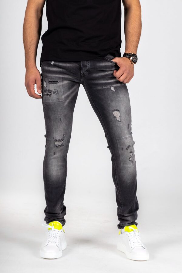 X30 - Washed Grey Slim Fit Jeans